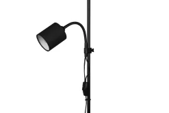 Trio Lighting Owen gulvlampe E27+E14 svart