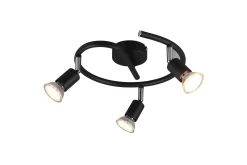 Trio Lighting Paris spotlight 3L GU10 matt svart