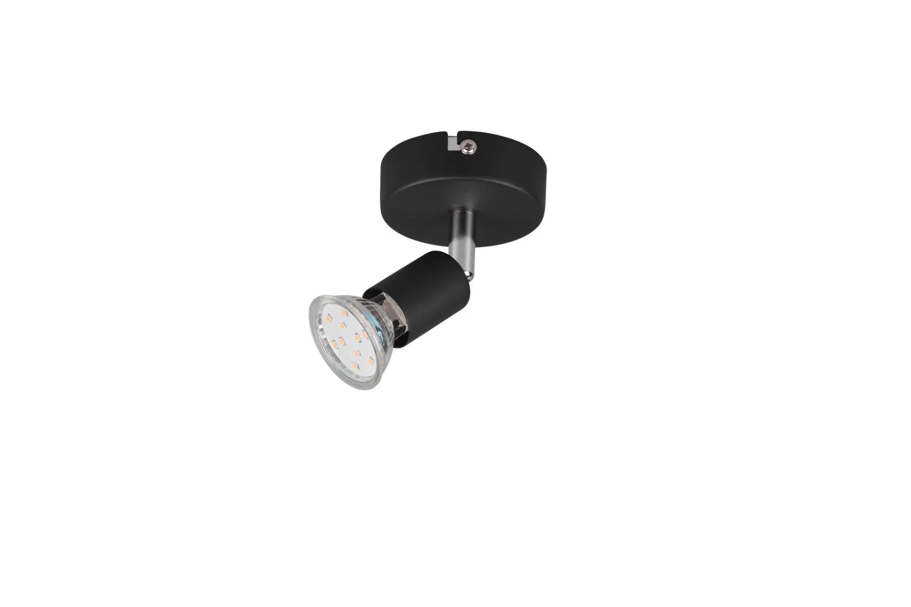 Trio Lighting Paris spotlight 1L GU10 matt svart