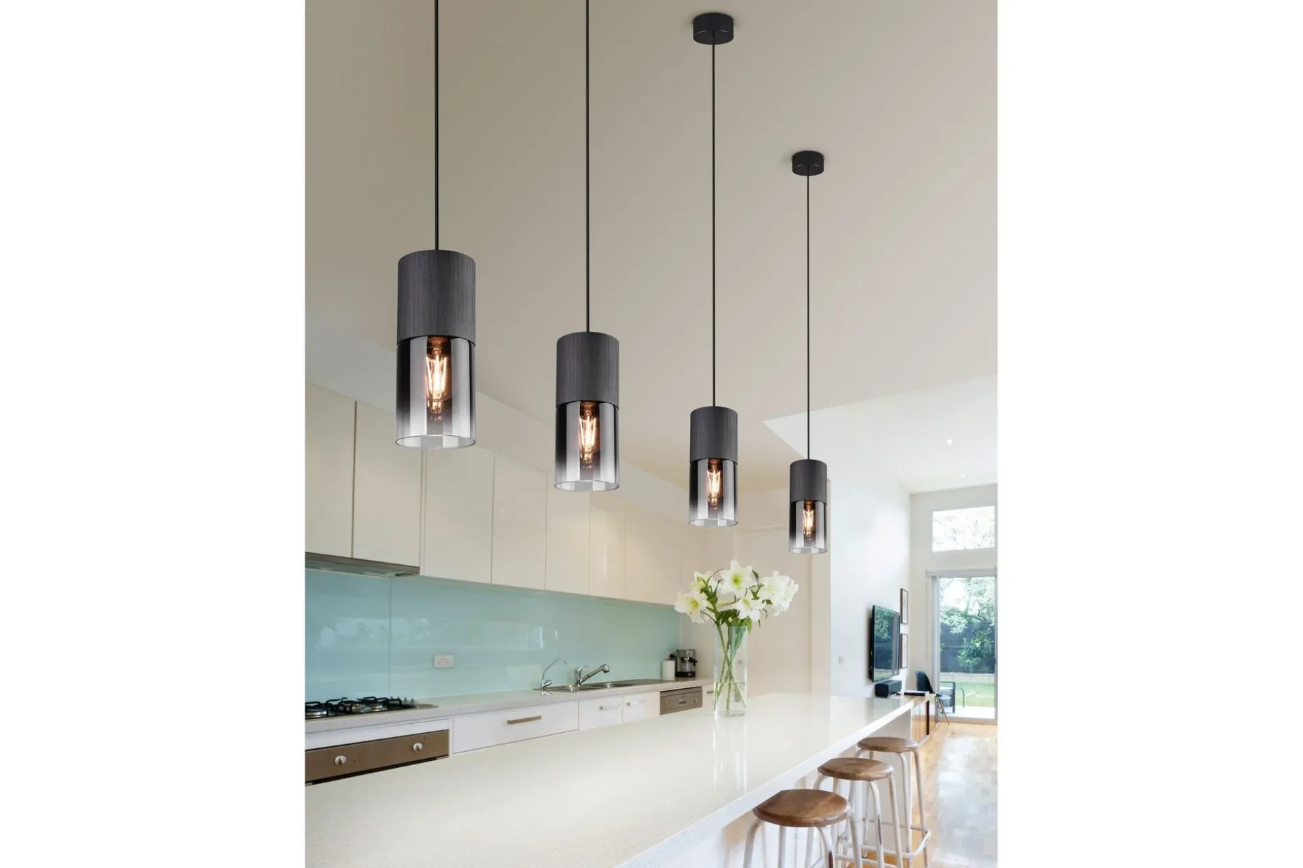 Trio Lighting Robin taklampe E27 matt svart
