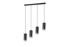 Trio Lighting Robin taklampe 4L E27 matt svart