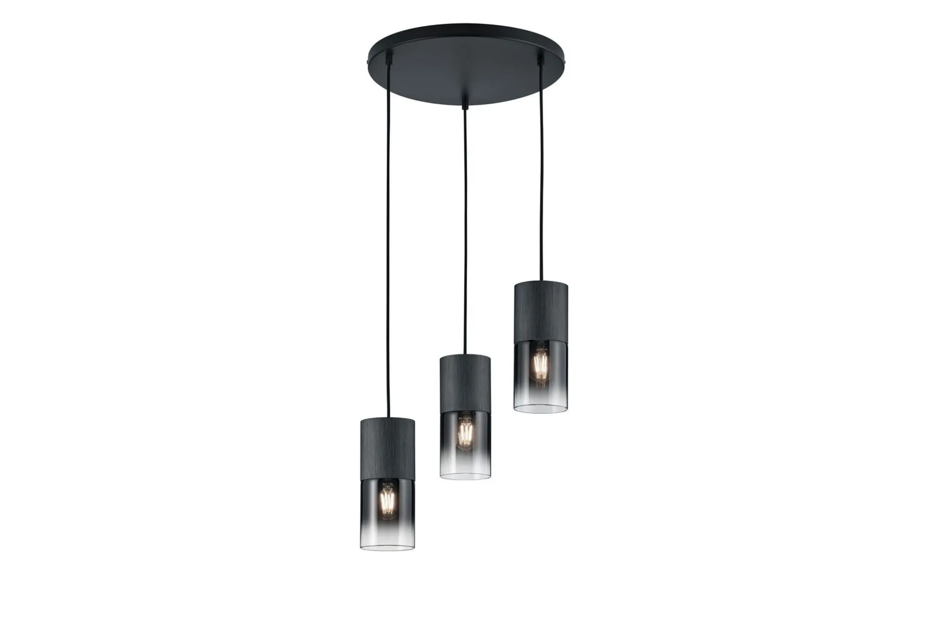 Trio Lighting Robin taklampe 3L E27 matt svart