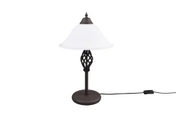Trio Lighting Rostica bordlampe 2L E14 rustikk