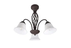 Trio Lighting Rostica plafond 3L E27 rustikk