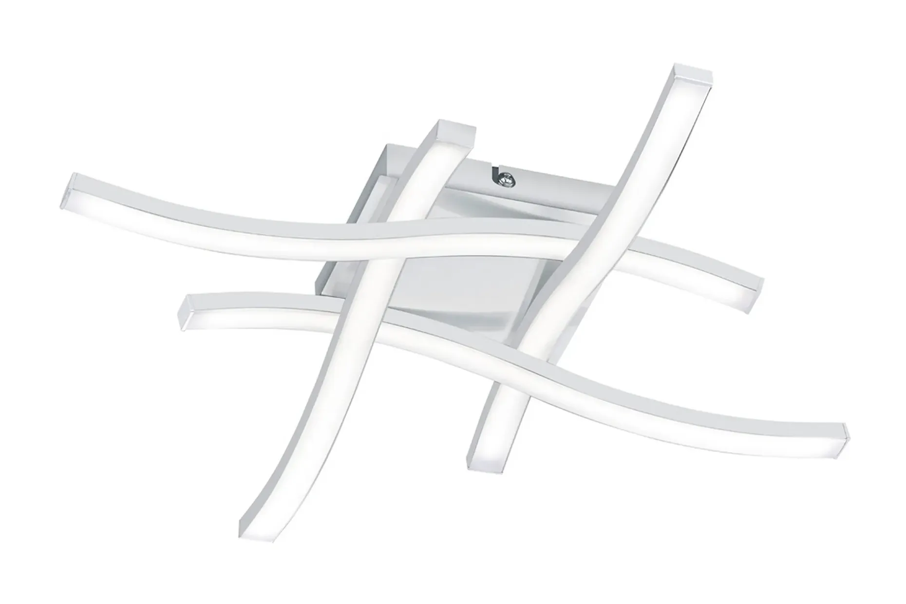 Trio Lighting Route LED plafond 4L matt sort