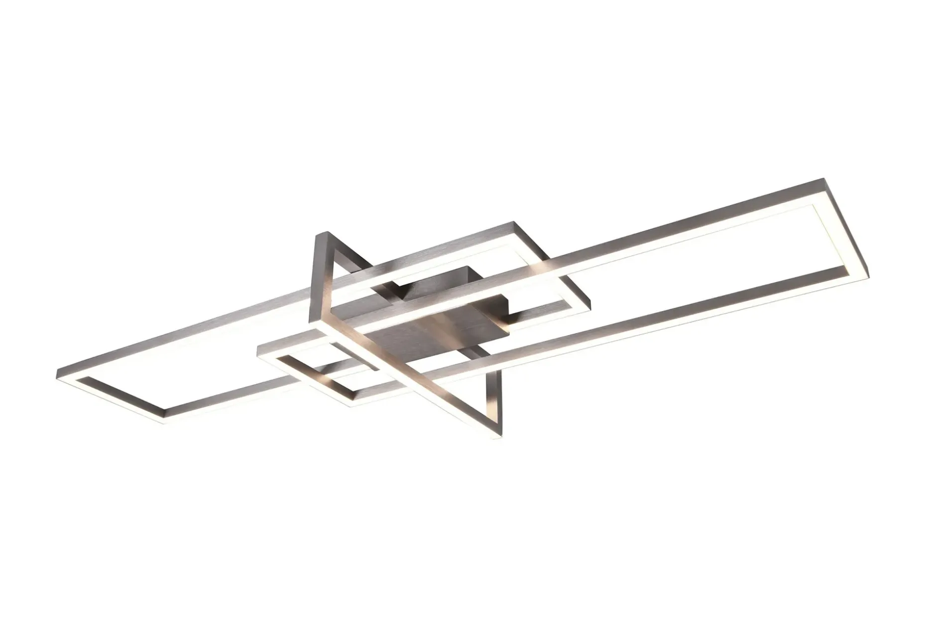 Trio Lighting Salinas LED plafond børstet stål
