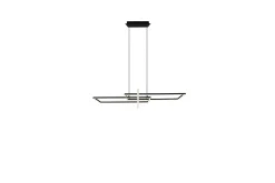 Trio Lighting Salinas LED taklampe matt svart