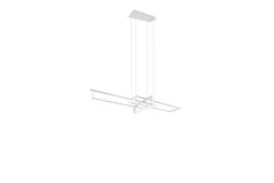 Trio Lighting Salinas LED taklampe matt hvit