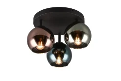 Trio Lighting Sheldon plafond 3L E14 flerfarget