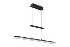Trio Lighting Smash LED taklampe matt sort