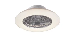 Trio Lighting Stralsund LED tak-/veggvifte hvit