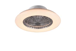 Trio Lighting Stralsund LED tak-/veggvifte hvit