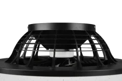 Trio Lighting Stralsund LED tak-/veggvifte matt svart starlight