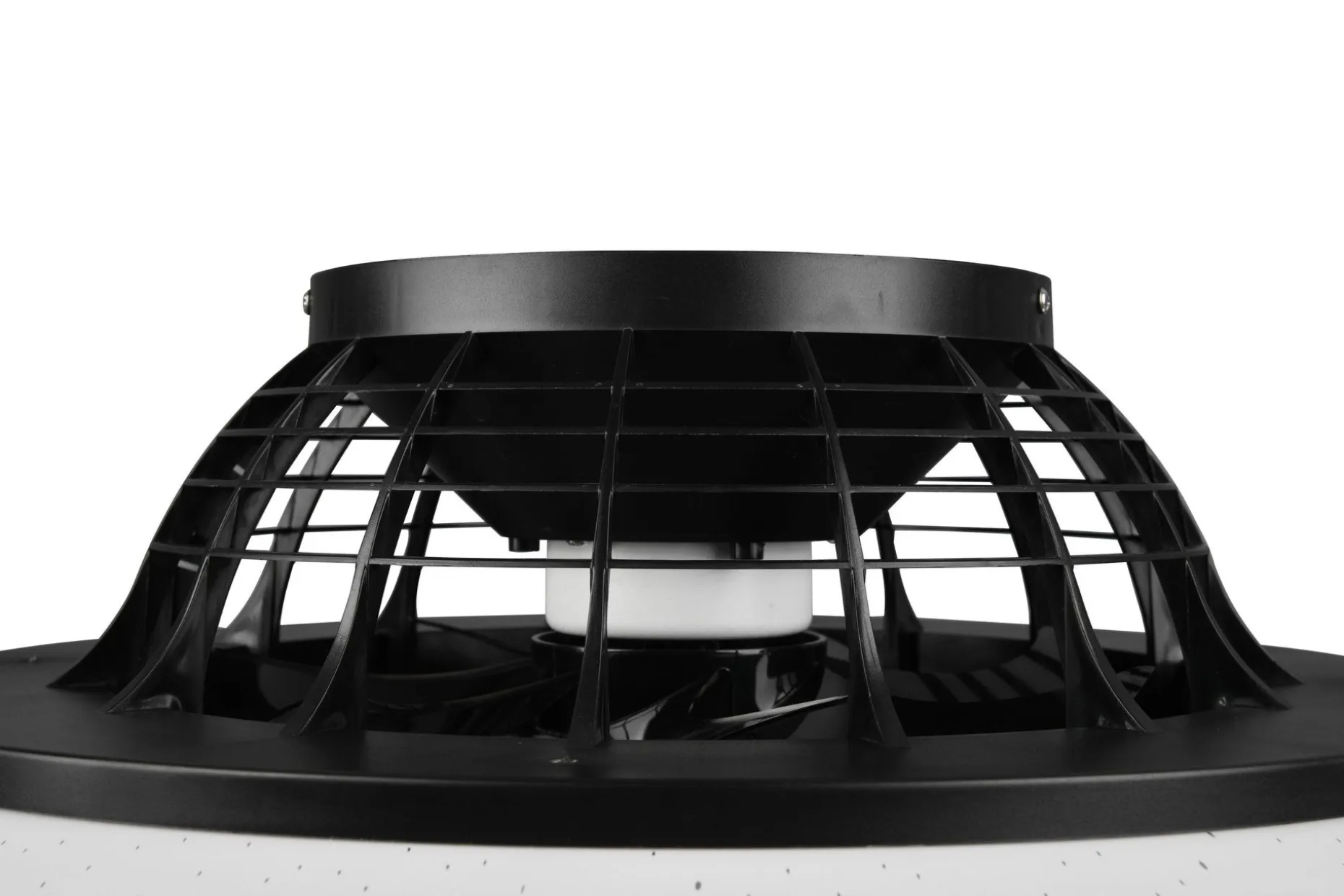 Trio Lighting Stralsund LED tak-/veggvifte matt svart starlight