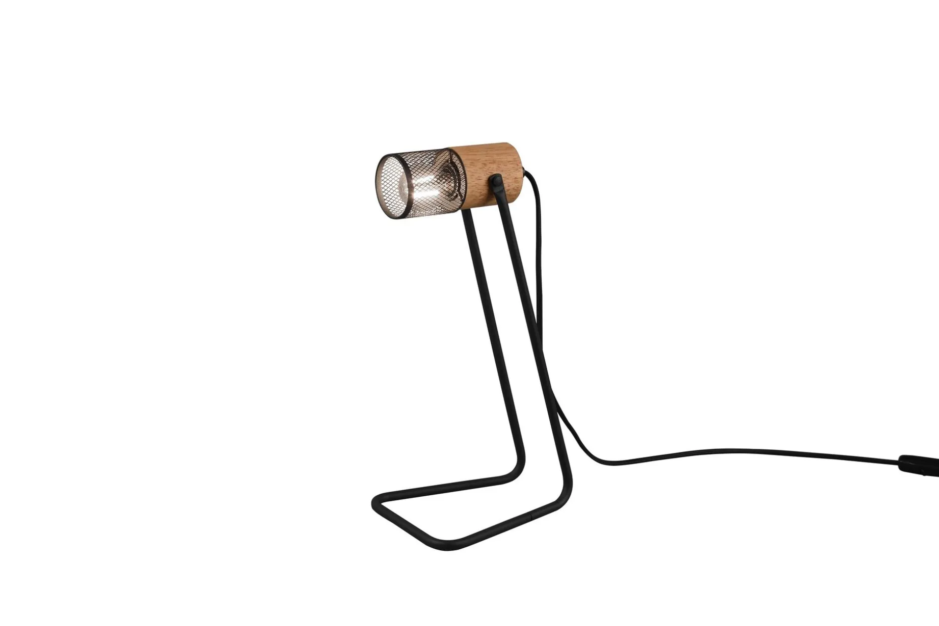Trio Lighting Tosh bordlampe E27 matt sort