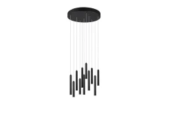 Trio Lighting Tubular LED taklampe 40 cm matt svart
