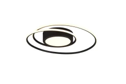Trio Lighting Yava LED plafond matt svart
