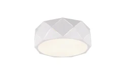 Trio Lighting Zandor plafond 3L E27 matt hvit