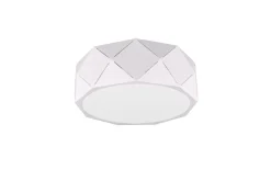 Trio Lighting Zandor plafond 3L E27 matt hvit