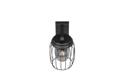 Tuela Vegglampe med rørelsesensor Antrasitt
