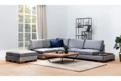 Tulima Sofa med Sjeselong m Krakk Venstre