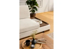 Tulima Sofa med Sjeselong m Krakk Venstre
