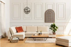 Tulima Sofa med Sjeselong m Krakk Venstre