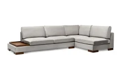 Tulima Sofa med Sjeselong m Krakk Høyre