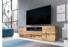 TV-benk 137 cm LED-belysning