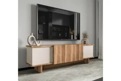 TV-bord Diannare Beige / Valnøtt