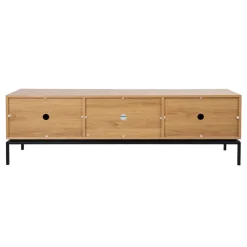 TV-bord HOME4YOU Cindy 180x40x55 cm MDF eik