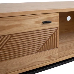 TV-bord HOME4YOU Cindy 180x40x55 cm MDF eik