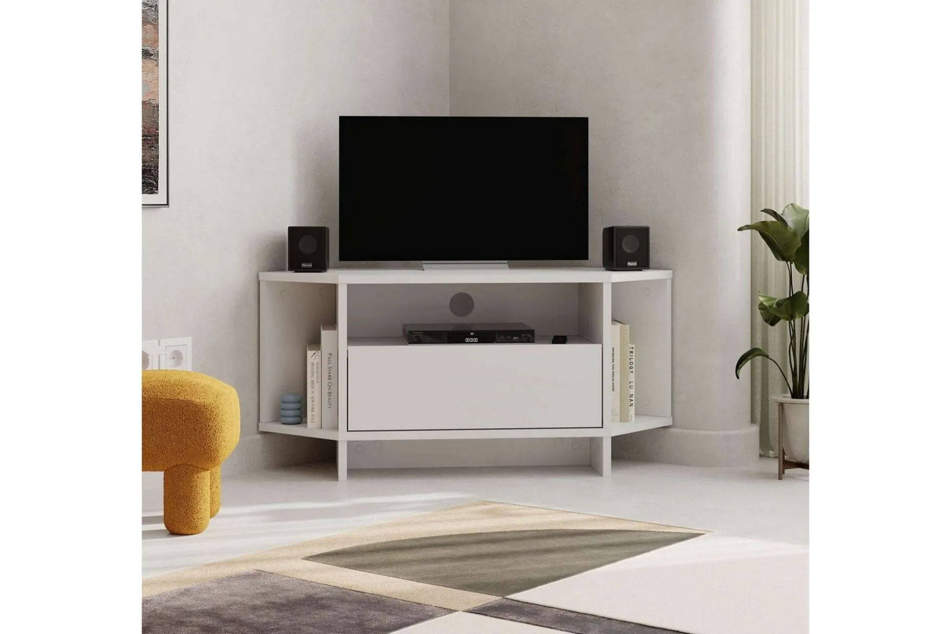 TV-bord Viva Hvit
