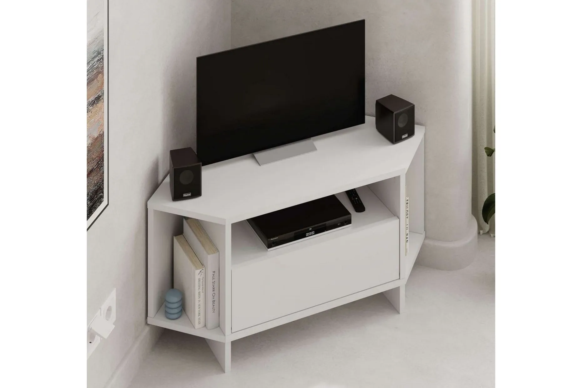 TV-bord Viva Hvit