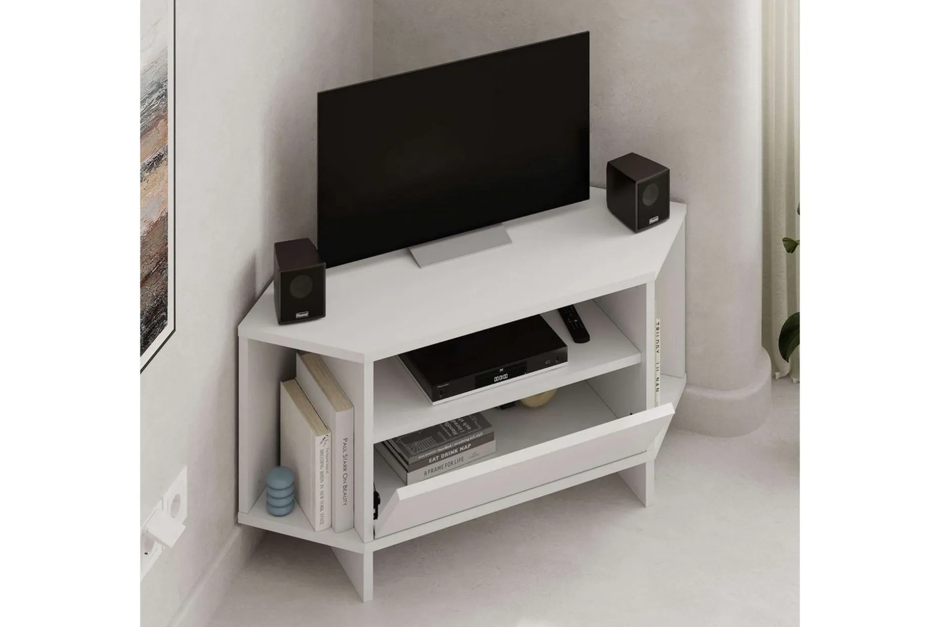 TV-bord Viva Hvit