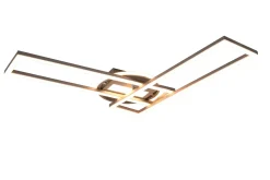 Twister LED-Taklampe Børstet Stål