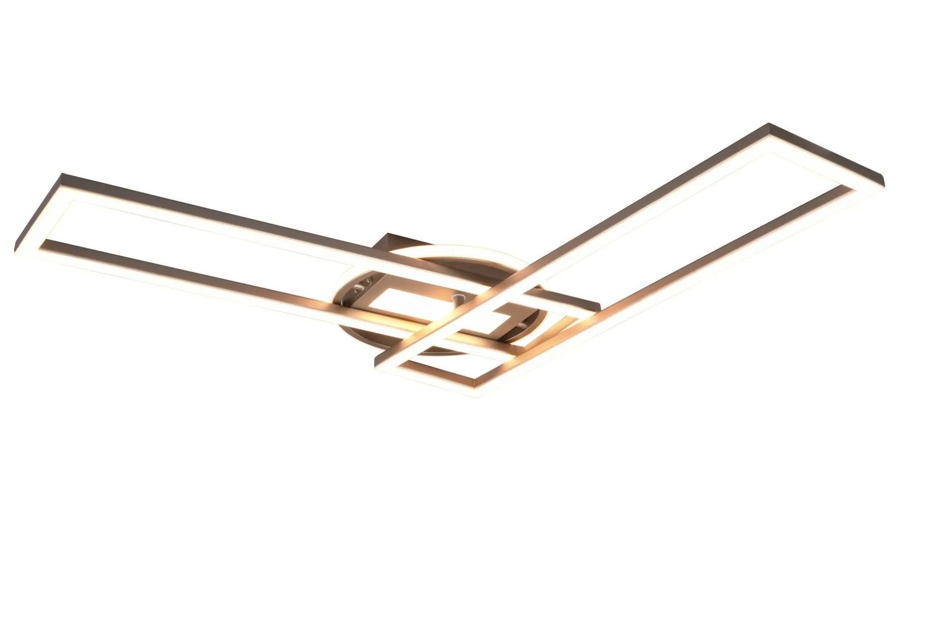 Twister LED-Taklampe Børstet Stål