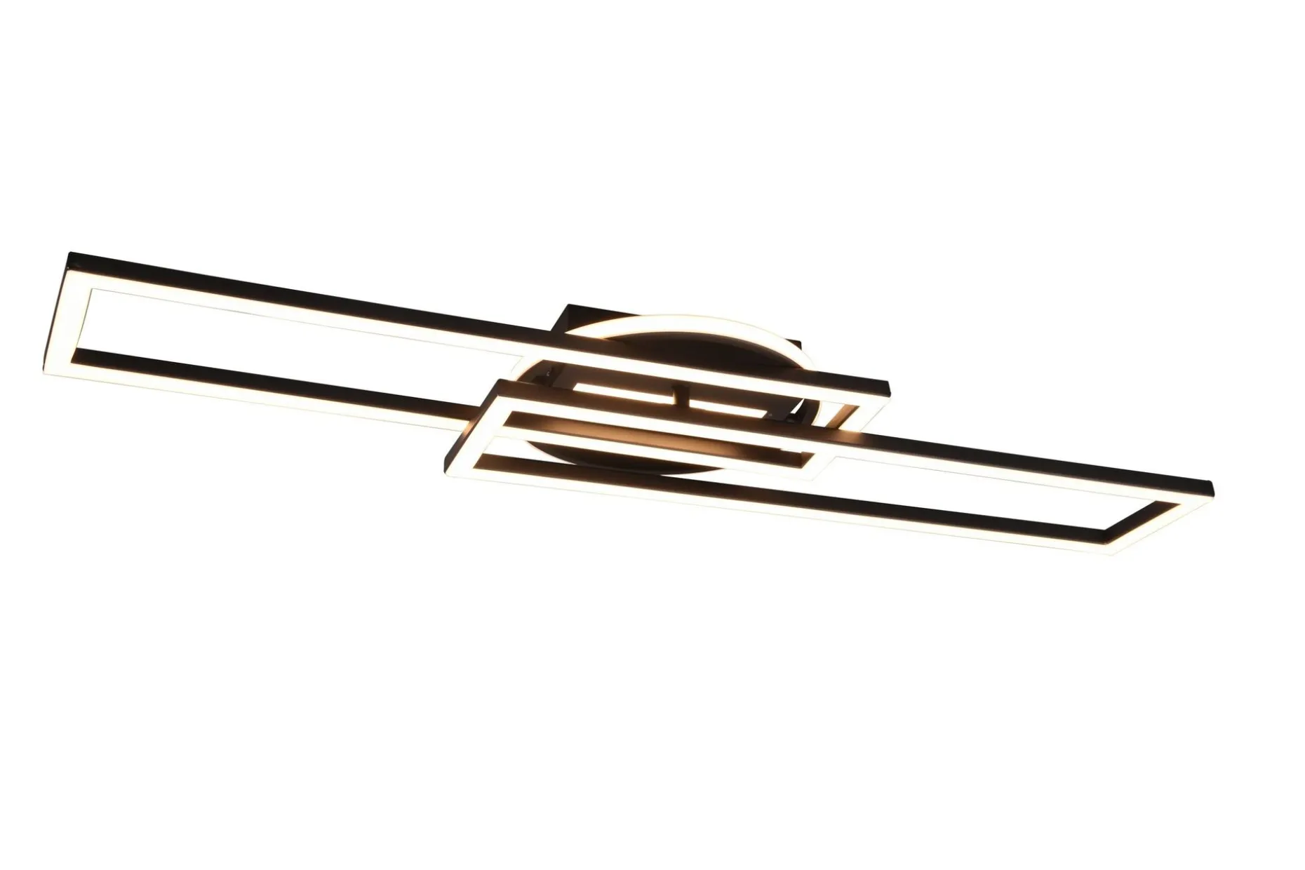 Twister LED-Taklampe Mattsvart