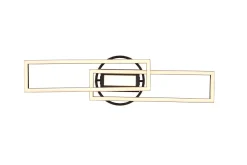 Twister LED-Taklampe Mattsvart