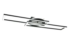 Twister LED-Taklampe Mattsvart