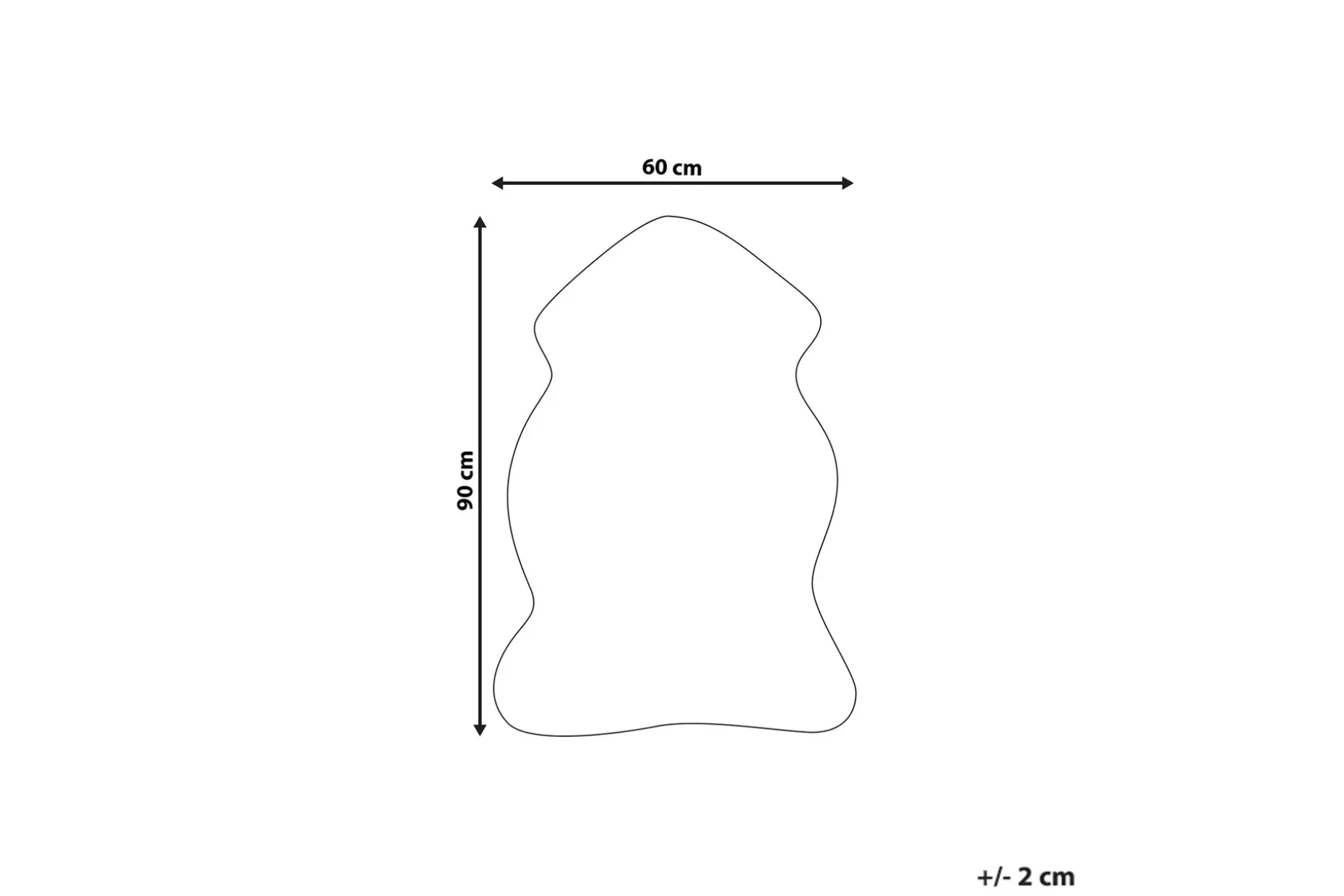 Undara Skinnteppe 60x90 cm