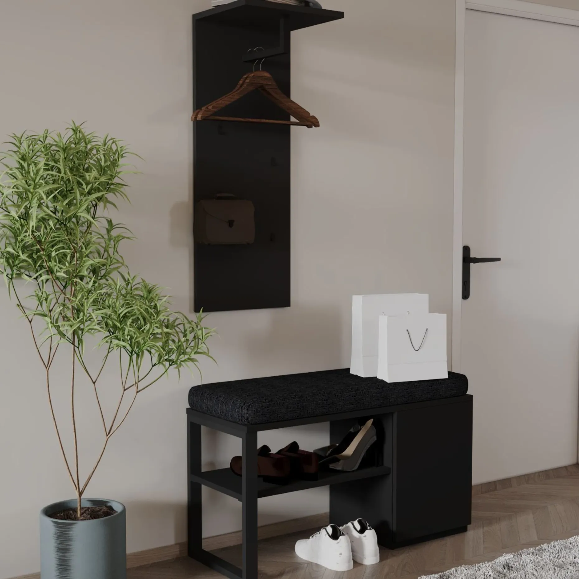 Uniqo Hallstativsett 35x90x35 cm