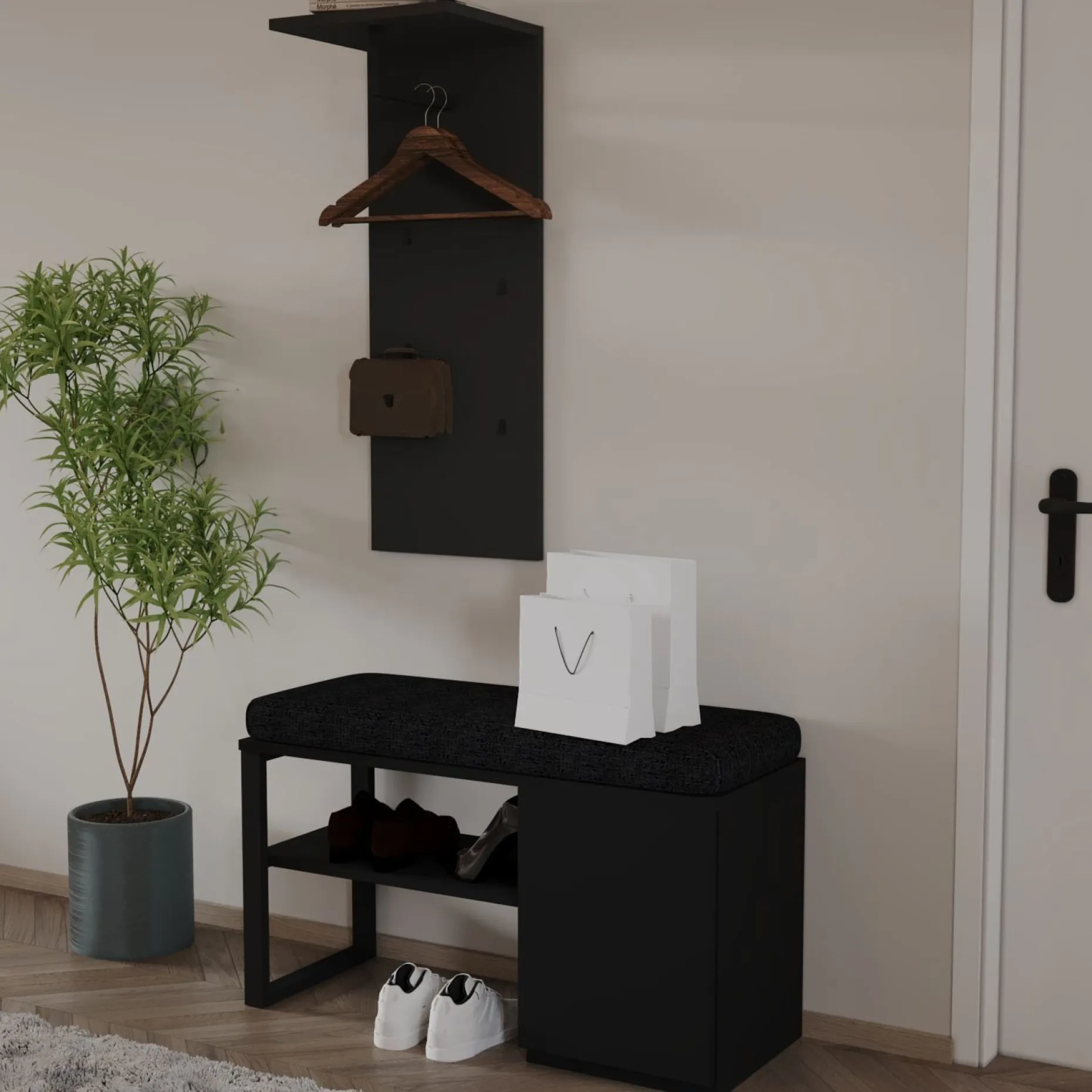Uniqo Hallstativsett 35x90x35 cm