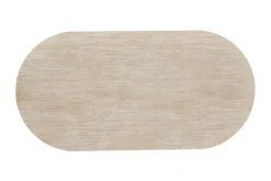 Uppveda Ovalt Spisebord 180x90 cm Travertin Utseende