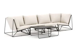 Usteryd utendørs rett 4-seters sofa