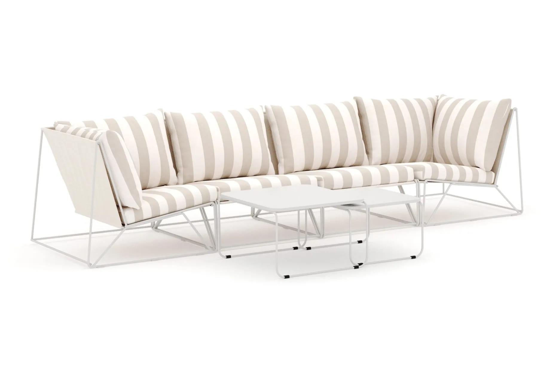 Usteryd utendørs rett 4-seters sofa