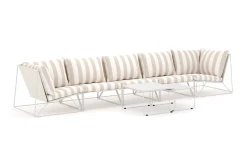 Usteryd utendørs rett 5-seters sofa