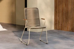 Utendørs lenestoler (med armlener) Venture Home Bois spisestol – beige / beige tau FSC Mix Beige