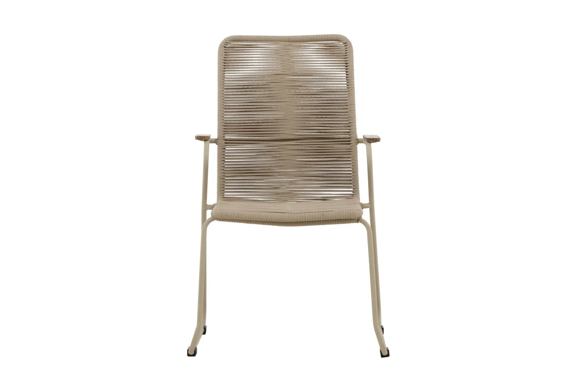 Utendørs lenestoler (med armlener) Venture Home Bois spisestol – beige / beige tau FSC Mix Beige