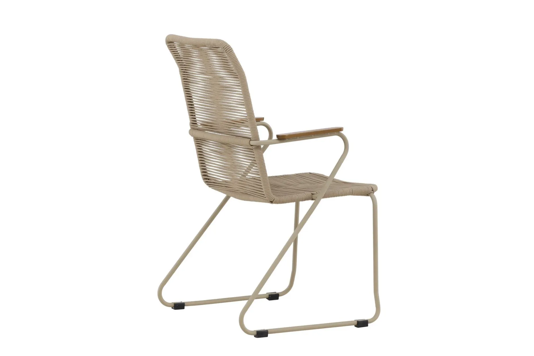 Utendørs lenestoler (med armlener) Venture Home Bois spisestol – beige / beige tau FSC Mix Beige